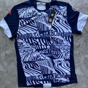 NEW Adidas Boston Marathon 2020 Rise Up N Run Running Shirt FR0819 Men's Size M